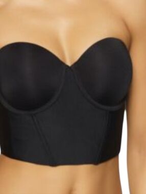 Felina Body Veil Longline Low Back Convertible Strapless Bra....Size 32DD